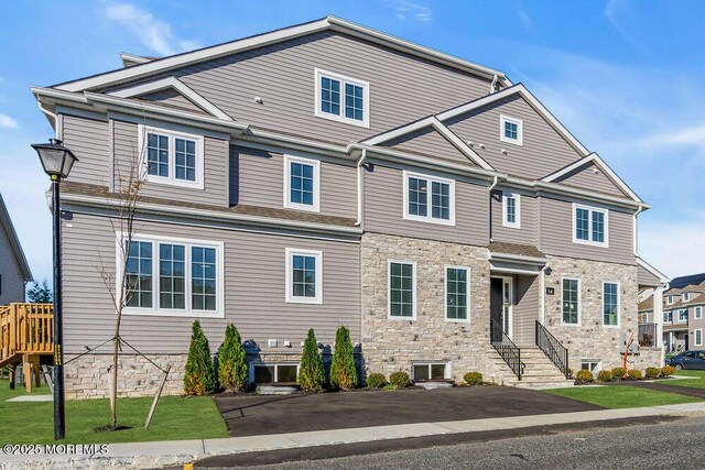 14 Blue River Way, Lakewood, NJ 08701 - townhome / multi-family property with stone siding