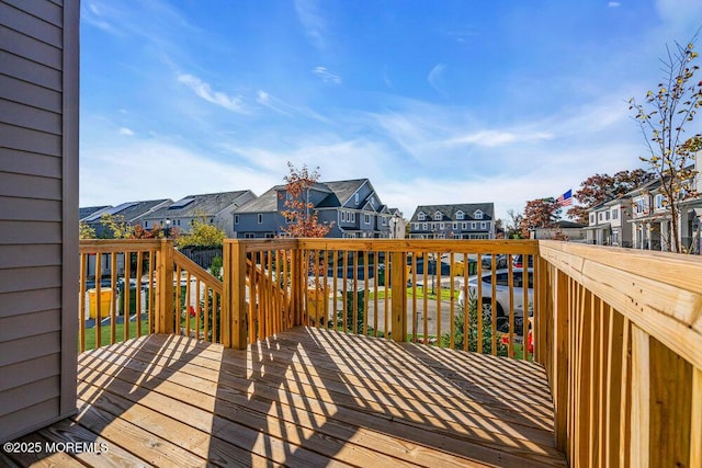 14 Blue River Way, Lakewood, NJ 08701 - wooden terrace featuring a residential view
