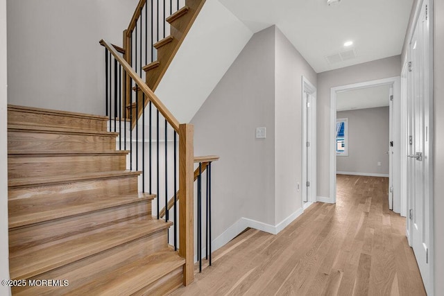 14 Blue River Way, Lakewood, NJ 08701 - stairway featuring wood finished floors and baseboards
