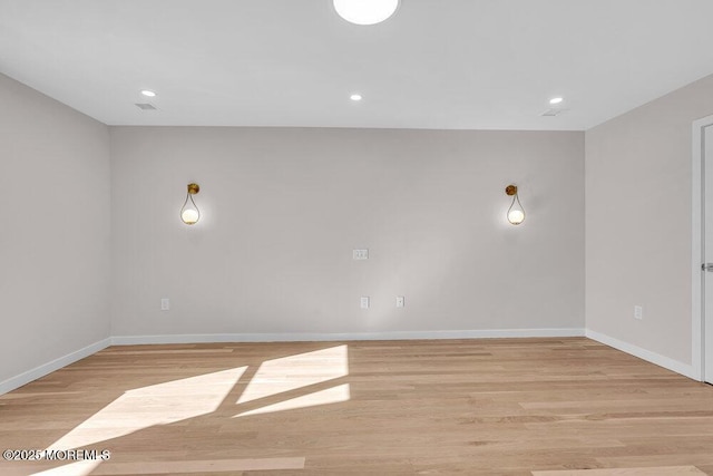 14 Blue River Way, Lakewood, NJ 08701 - spare room with light wood-type flooring, baseboards, and recessed lighting