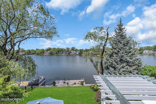 7 Sunset Dr, Asbury Park, NJ 07712 - water view featuring fence
