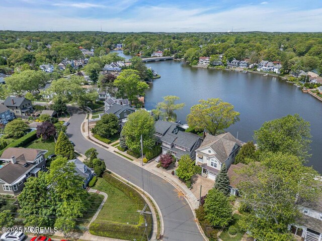 7 Sunset Dr, Asbury Park, NJ 07712 - aerial perspective of suburban area featuring a nearby body of water
