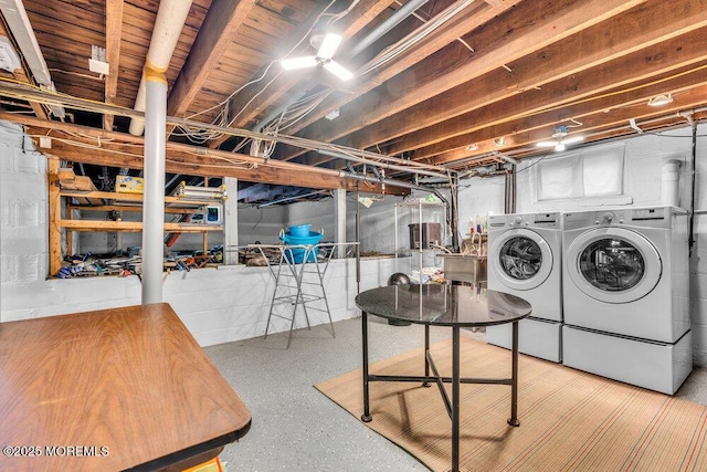 7 Sunset Dr, Asbury Park, NJ 07712 - washroom with washing machine and dryer