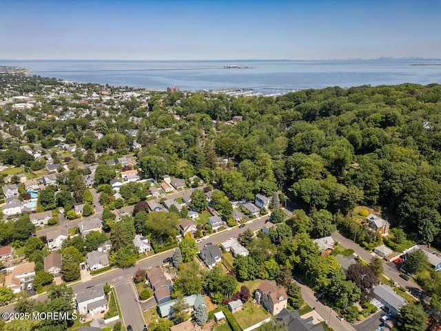14 E Ave, Atlantic Highlands, NJ 07716 - aerial overview of property's location featuring a large body of water