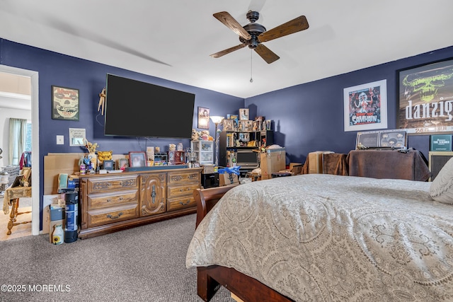 65 Creek Rd Unit 419, Brick, NJ 08724 - bedroom with carpet floors and a ceiling fan