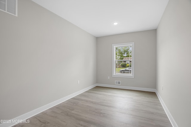 1808 2nd Ave, Toms River, NJ 08757 - unfurnished room with baseboards, light wood-type flooring, and recessed lighting
