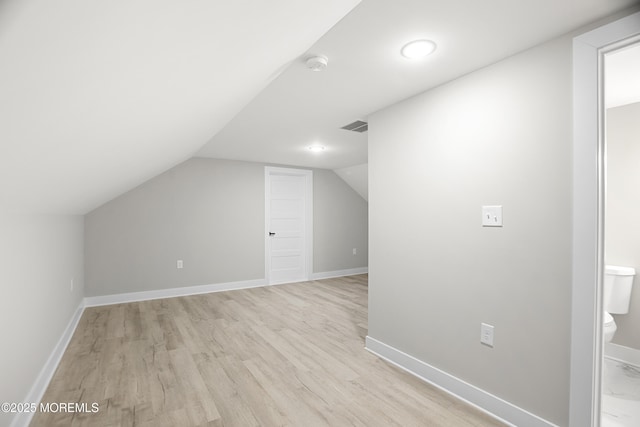 1808 2nd Ave, Toms River, NJ 08757 - bonus room featuring light wood-style flooring, lofted ceiling, and baseboards
