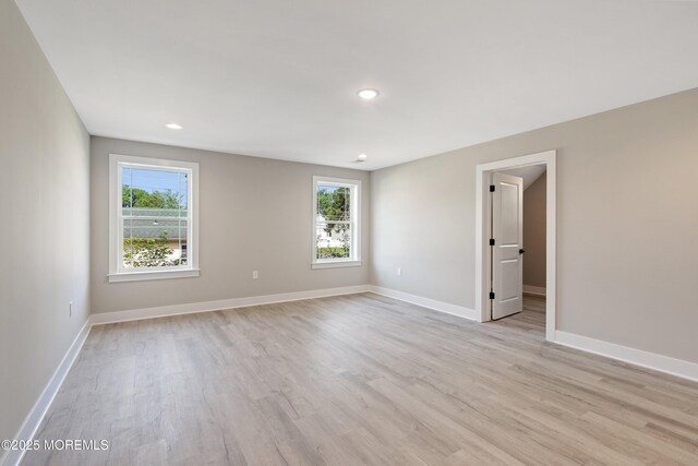 1808 2nd Ave, Toms River, NJ 08757 - unfurnished room featuring light wood finished floors and recessed lighting