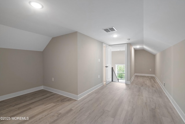 1808 2nd Ave, Toms River, NJ 08757 - bonus room featuring vaulted ceiling, light wood-style floors, and recessed lighting