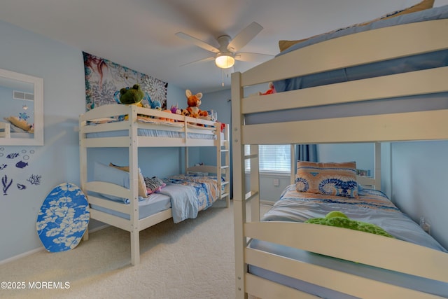 52 Benjamin Blvd, Manahawkin, NJ 08050 - bedroom with carpet, ceiling fan, and baseboards