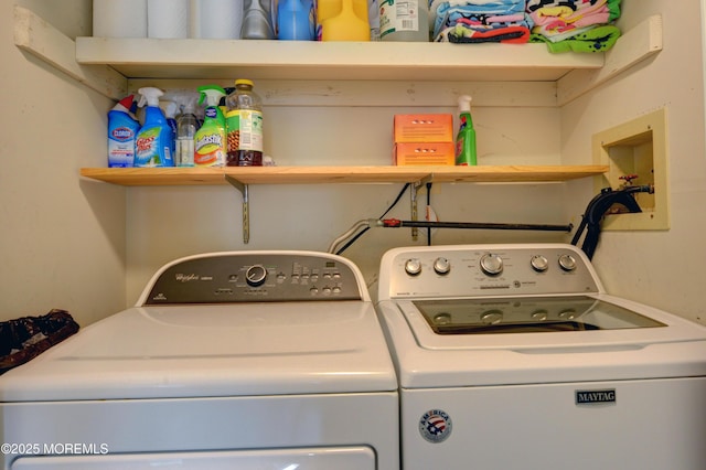 52 Benjamin Blvd, Manahawkin, NJ 08050 - laundry room with washing machine and dryer