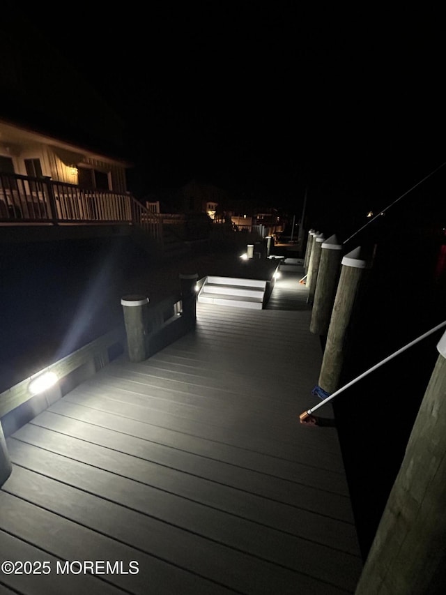 52 Benjamin Blvd, Manahawkin, NJ 08050 - view of deck at night