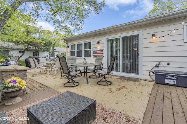 2 Oregon Dr Unit A, Whiting, NJ 08759 - view of patio / terrace featuring outdoor dining area and a deck