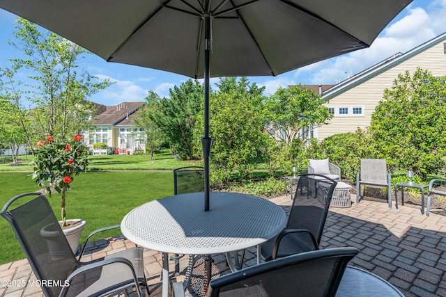 11 Aspen Ln, Tinton Falls, NJ 07724 - view of patio / terrace featuring outdoor dining area