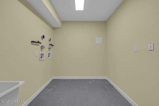 25 Blue River Way, Lakewood, NJ 08701 - clothes washing area with hookup for a washing machine and baseboards