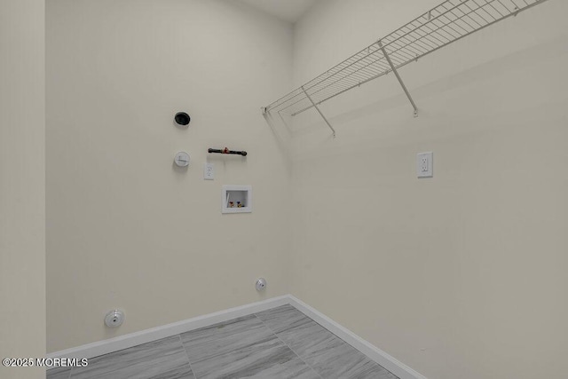 25 Blue River Way, Lakewood, NJ 08701 - laundry room featuring gas dryer hookup, washer hookup, and baseboards