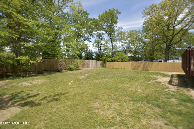 view of yard