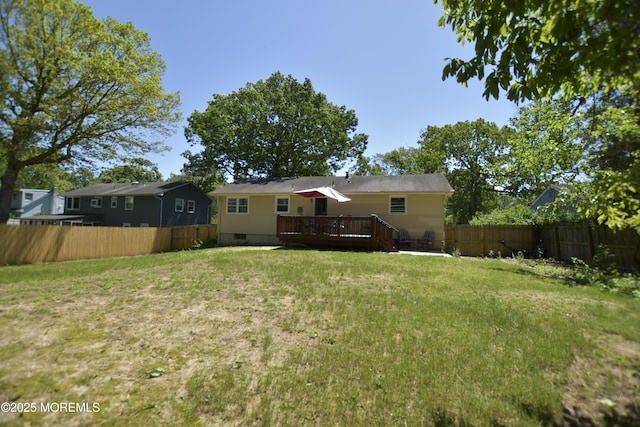 1595 Forge Pond Rd, Brick, NJ 08724 - rear view of house featuring a deck