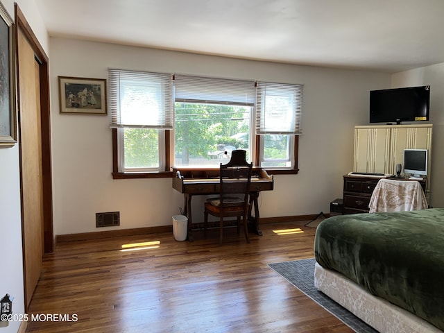 1595 Forge Pond Rd, Brick, NJ 08724 - bedroom with wood finished floors and baseboards