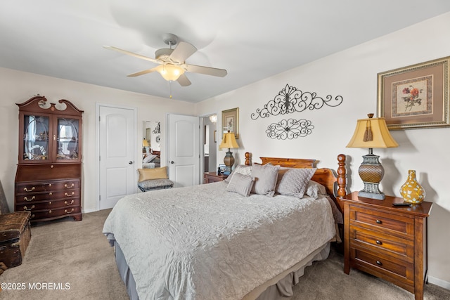 129 Foster Rd, Toms River, NJ 08753 - bedroom featuring carpet floors and a ceiling fan