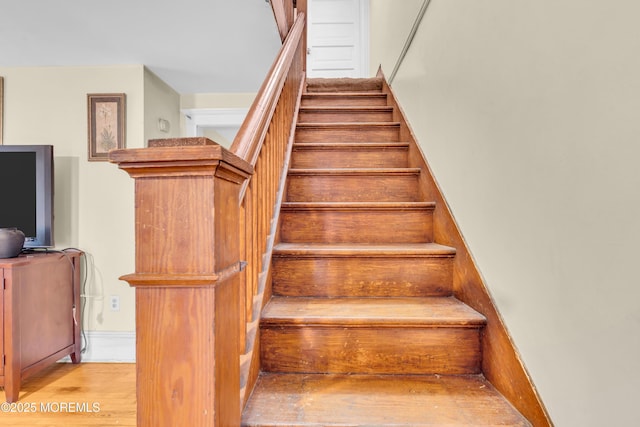19 Union Ave, Freehold, NJ 07728 - stairway featuring wood finished floors