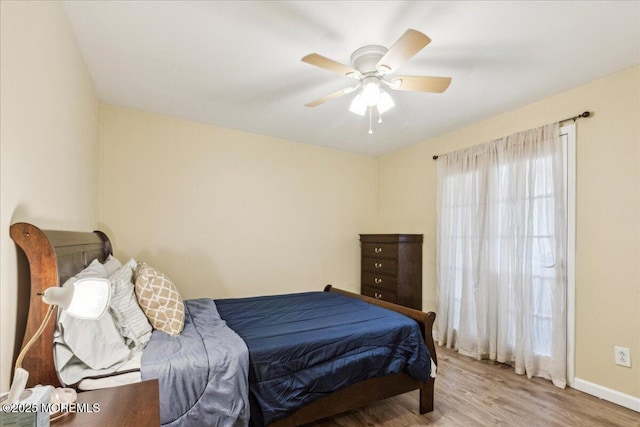 19 Acapulco Dr, Brick, NJ 08723 - bedroom with wood finished floors, baseboards, and ceiling fan