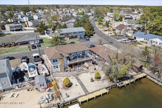 19 Acapulco Dr, Brick, NJ 08723 - aerial perspective of suburban area with a large body of water