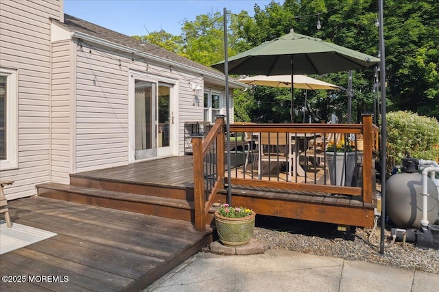 19 Meadowbrook Ln, Freehold, NJ 07728 - view of wooden terrace