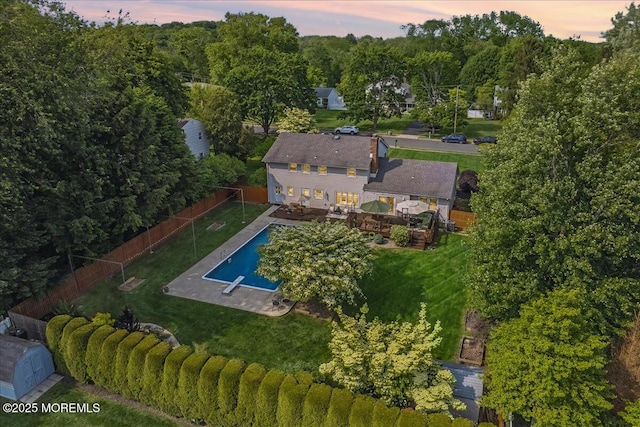 19 Meadowbrook Ln, Freehold, NJ 07728 - view of property location with a pool area
