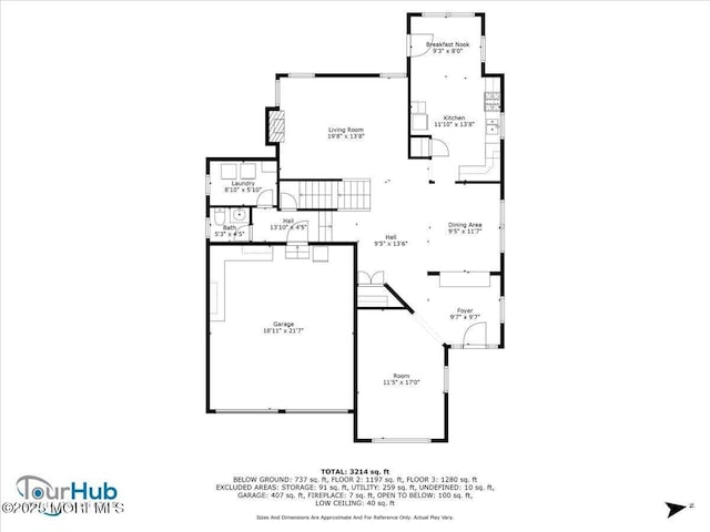 34 Crescent Rd, Old Bridge, NJ 08857 - floor plan / room layout