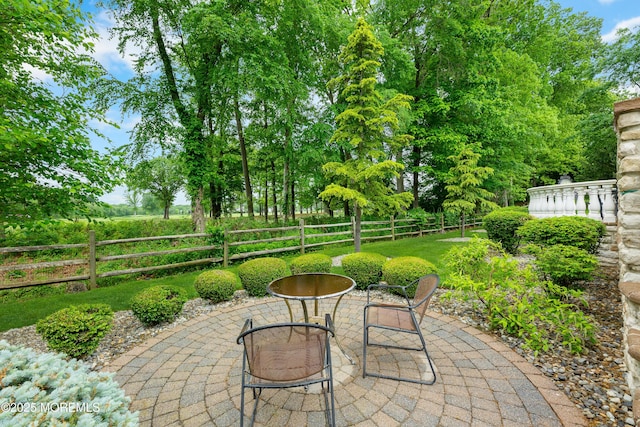 68 Hedgerow Ln, Manalapan, NJ 07726 - view of patio / terrace with fence