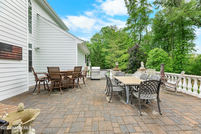 68 Hedgerow Ln, Manalapan, NJ 07726 - view of patio / terrace featuring outdoor dining space