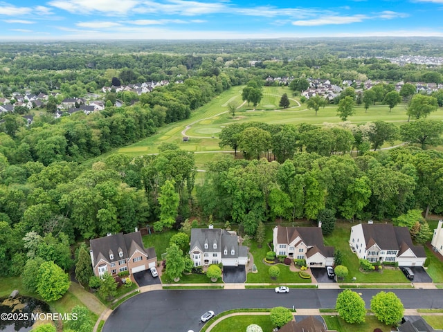 68 Hedgerow Ln, Manalapan, NJ 07726 - aerial perspective of suburban area featuring a golf course