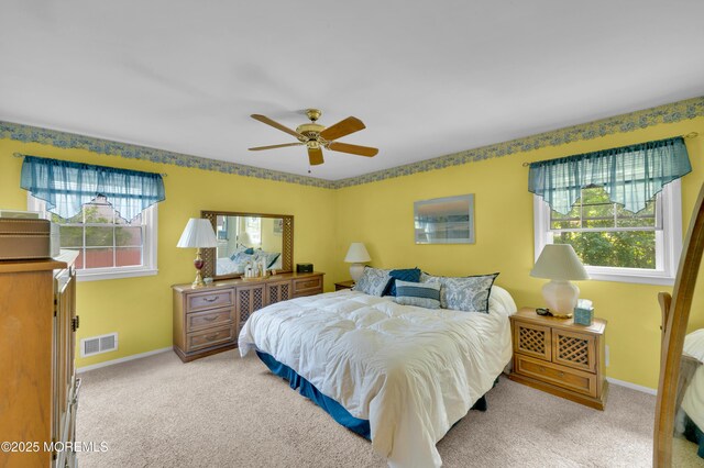 1223 Clover Rd, Brick, NJ 08724 - carpeted bedroom featuring baseboards and a ceiling fan