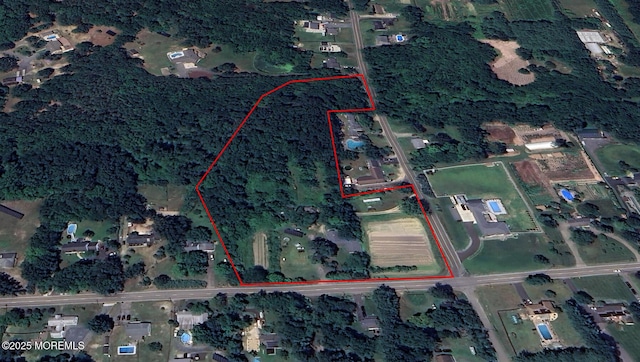 211 Long Swamp Rd, New Egypt, NJ 08533 - map / location with property parcel outlined