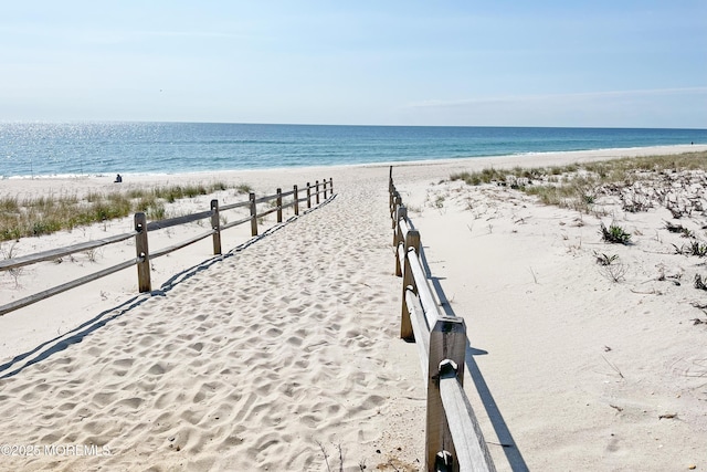 817 S Ocean Ave, Seaside Park, NJ 08752 - water view featuring local beach