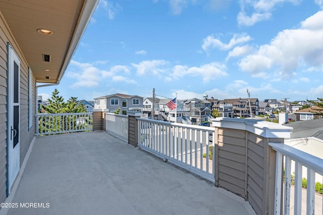 817 S Ocean Ave, Seaside Park, NJ 08752 - balcony featuring a residential view