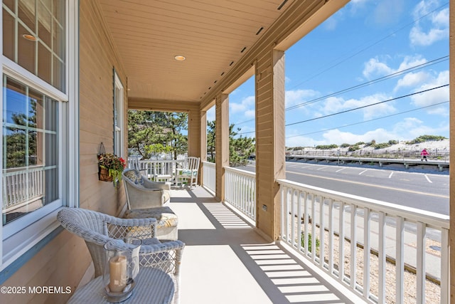 817 S Ocean Ave, Seaside Park, NJ 08752 - view of covered porch