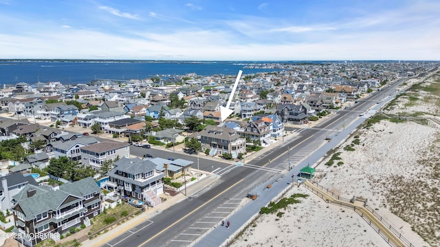 817 S Ocean Ave, Seaside Park, NJ 08752 - aerial view of residential area with a nearby body of water