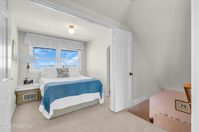 817 S Ocean Ave, Seaside Park, NJ 08752 - carpeted bedroom featuring lofted ceiling