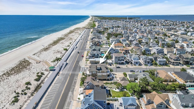 817 S Ocean Ave, Seaside Park, NJ 08752 - aerial overview of property's location with waterfront with a beach and nearby suburban area