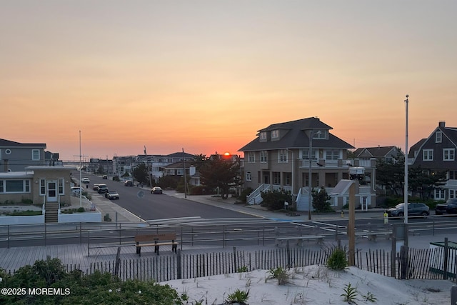817 S Ocean Ave, Seaside Park, NJ 08752 - view of asphalt road featuring a residential view and sidewalks
