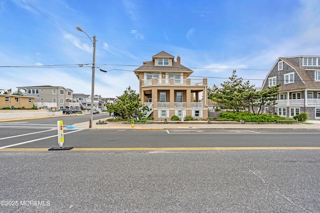 817 S Ocean Ave, Seaside Park, NJ 08752 - townhome / multi-family property featuring covered porch