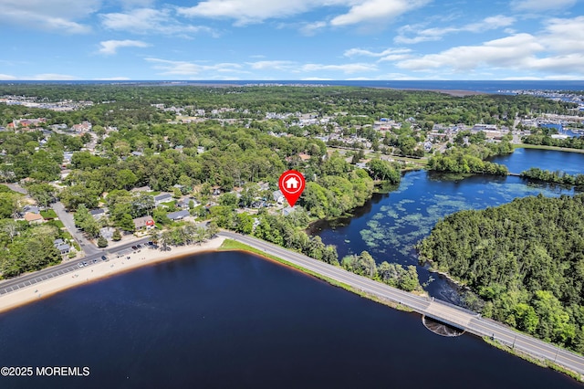 255 Cherokee Trl, Forked River, NJ 08731 - drone / aerial view of a nearby body of water