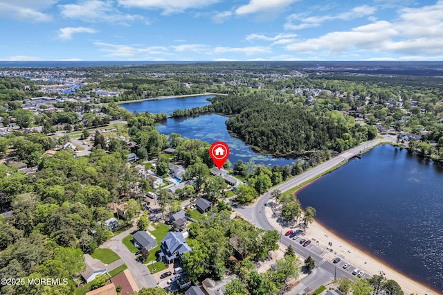 255 Cherokee Trl, Forked River, NJ 08731 - drone / aerial view of a large body of water