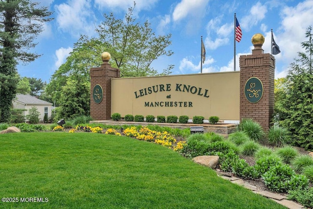 25 Elmswell Ave, Manchester, NJ 08759 - community / neighborhood sign with a lawn