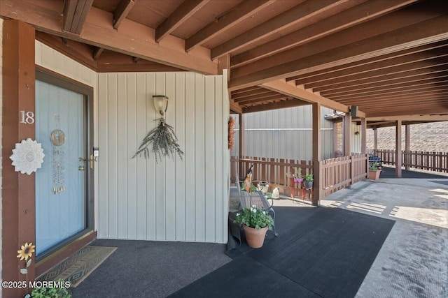 77 E Water St Unit 18, Toms River, NJ 08753 - view of patio / terrace with fence