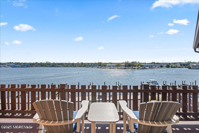 77 E Water St Unit 18, Toms River, NJ 08753 - deck featuring a water view