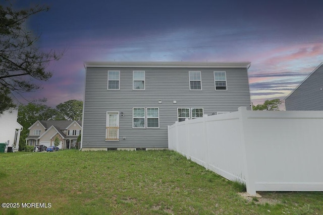 1214 Peterson Way, Abescon, NJ 08201 - view of back of house at dusk