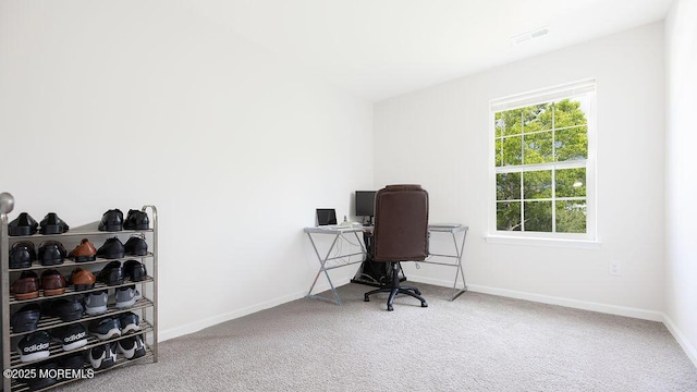 1214 Peterson Way, Abescon, NJ 08201 - home office featuring carpet flooring and baseboards